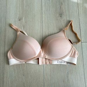 Lively 34B No Wire Deep V Bra